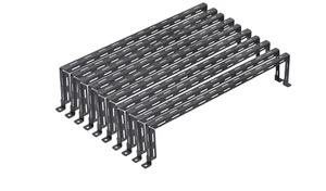 Middle Atlantic (LBP-4A) L-Shaped Lacer Bar-4 Inch Offset(10 Pack)(6 In-Stock) - Afbeelding 1 van 7