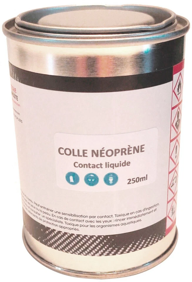 LA BOUTIQUE DU COMPOSITE Flacon de 250ml de COLLE NEOPRÈNE spéciale milieux humides.