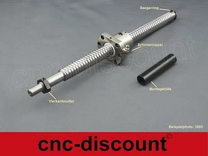 Husillo de bolas 2005 x 1500 mm CNC fresadora, husillo, tornillo de bola, lineal - Imagen 1 de 3