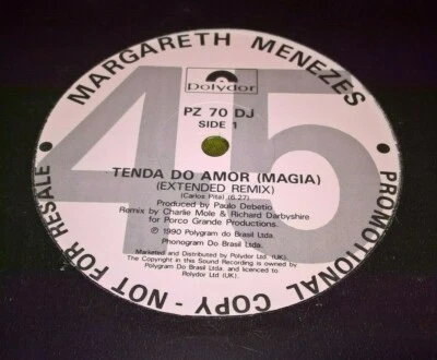 MARGARETH MENEZES Tenda Do Amor (Magia) POLYDOR 1990 UK 12" PROMO VG+ - Image 1 of 2