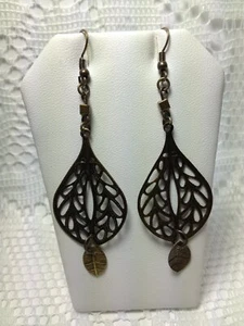 Handmade French Hook Earrings Jewelry Full Flaired Filigree Earrings tblpr206 - Bild 1 von 2