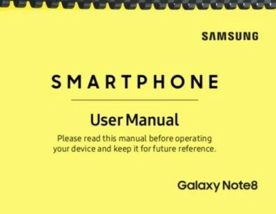Samsung Galaxy Note 8 Note8 T-Mobile OWNER'S USER MANUAL - image 1 of 2