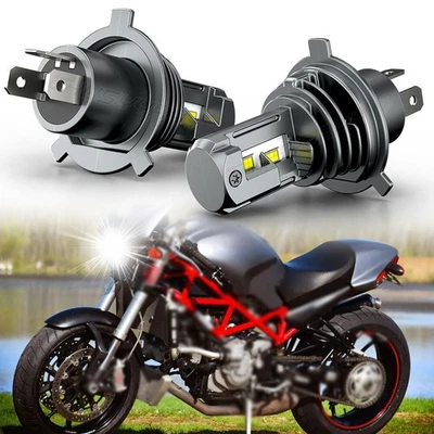 20000LM 6000K LED Faro H4 Bombilla Luz para Ducati Monster S4Rs 2006 2007 2008 Foto 1 de 4