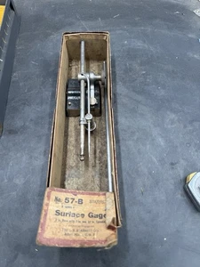 Herramienta de maquinista medidor de superficie de tamaño completo Starrett 57B - Imagen 1 de 5