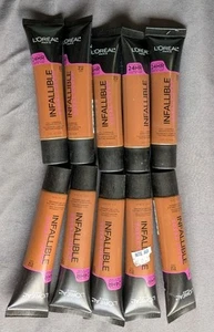 10 NUOVO FONDOTINTA LOREAL 24 ORE INFALLIBILE TOTAL COVER 312 TRUCCO CACAO 1 OZ - Foto 1 di 4