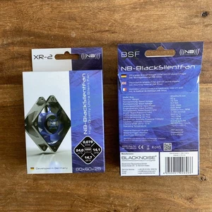 Apple Mac Pro 5.1 A1289 Dual CPU Fans Upgrade XR-2 NoiseBlocker BlackSilentFan - Picture 1 of 6