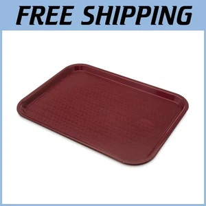 Robustes Kunststoff Fast Food Tablett - Burgund, 24 Stück - Bild 1 von 11