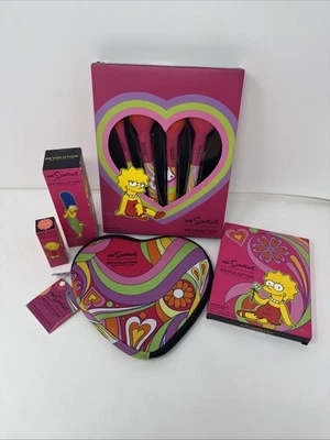 LOT 5 Simpsons Summer Of Love Revolution Makeup Set Brush Cosmetic Bag Shadow - Image 1 of 4