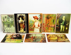 8 Tennis Blank Postcard 6x4" Oil in Canvas 1775 Racket Sport Heritage Collection - Picture 1 of 6