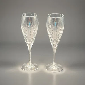 Illumination by Noritake Cut Crystal Champagne Flute 8 3/8” Set of 2 - Picture 1 of 8
