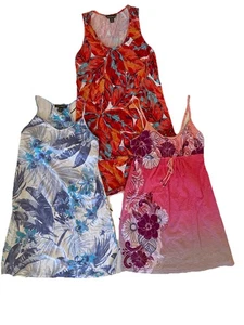 Tommy Bahama Damen Tropical Sommerkleid Paket Größe M - 3 Print Sommer Strandkleider - Bild 1 von 20