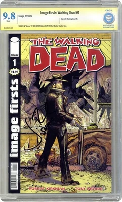 Image Firsts Walking Dead 1D Moore 3rd Printing CBCS 9.8 Witnessed Sig 2012 - Image 1 of 2
