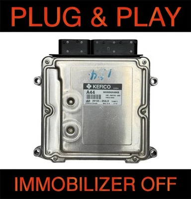 2011 Hyundai Accent 1.6L A/T Engine Computer ECU ECM PCM 39133-26AL5 PROGRAMMED - Image 1 of 4