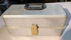 Vintage Umco 3 Tray 103A Fishing Tackle Box Aluminium Watertown Made In USA - Bild 1 von 8