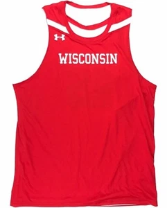 Under Armour Wisconsin Clutch 2 Reversible Basketball Trikot Herren Gr.L NEU ROT - Bild 1 von 4