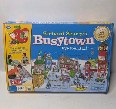 Richard Scarry's Busytown Eye Found It Game COMPLETE I Can Do It 2009 Kids - Image 1 of 4
