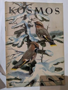 Kosmos Magazin Vintage Zeitschrift Tiere, Pflanzen, Länder Heft 12, Dez. 1953 - Bild 1 von 2