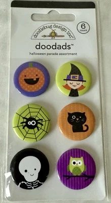 Doodlebug Halloween Parade With Doodles, Rare Doodads, Album Inserts+This & That - Image 1 of 4