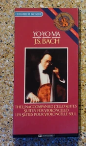 Yo-Yo Ma – Bach: Unaccompanied Cello Suites Cassette Box Set (Vintage)  Rare - Picture 1 of 10