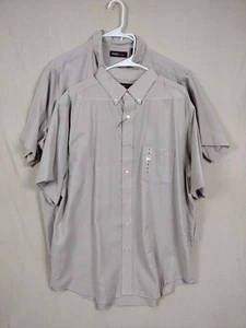 NEU PAKET 2 Roundtree & Yorke TravelSmart Kurzarmhemd XL BUTTON DOWN FREIZEIT - Bild 1 von 10