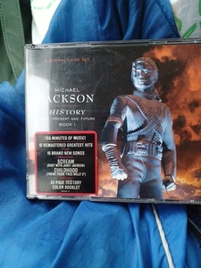 Michael Jackson : History 2 Disc Set & Booklet CD - Foto 1 di 1