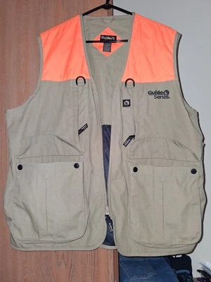 Guide Series BRUSH BUSTER Hunting Shooting Vest Mens Large Khaki/Blaze - Image 1 of 4