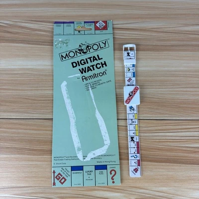 Reloj Juego de Mesa Monopoly Vintage ARMITRON 1986 Parker Brothers Foto 1 de 4