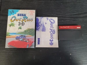 Out Run 3-D OutRun Sega Master System Complete in Box CIB Great Shape - Picture 1 of 3