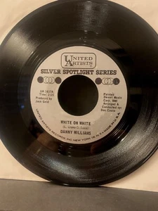 DANNY WILLIAMS-RARE Top 10 45 -"White On White"-United Artists Records-1964-EX - Bild 1 von 1