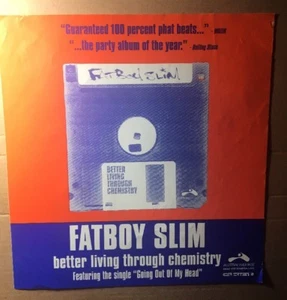 Fatboy Slim “Better Living Through Chemistry” Promotional Sticker - Picture 1 of 2