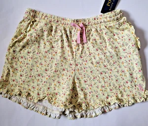 Polo Ralph Lauren Big Girls Cotton Shorts Size XL Floral print Pony Logo - Picture 1 of 6