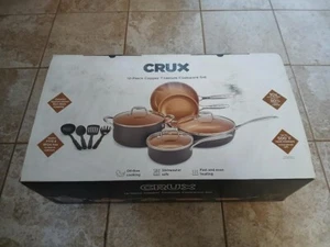 Crux 12 Piece Copper Titanium Cookware Set - Picture 1 of 7