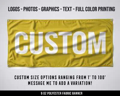 Personalized Fabric Banner - Custom Motivational Wall Art for Home or Gym - Image 1 of 4