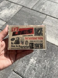 Guns N' Roses G N' R Lies Cassette Tape Geffen Records Very Good Slash Rose - Picture 1 of 5