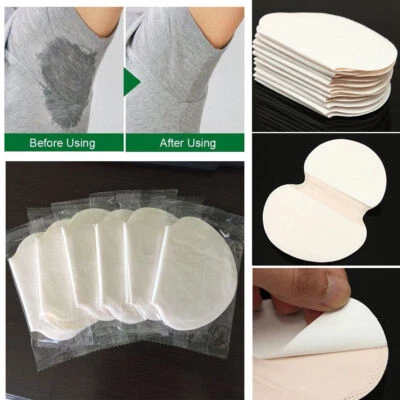 Hot 100pcs Underarm Armpit Sweat Pads Stickers Shield Guard Absorbing Disposable - Image 1 of 4