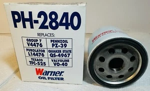 PH2840 Oil Filter fits PH4967 L14476 51394 V4476 LF410 1394 P502015 NOS (G) - Picture 1 of 3