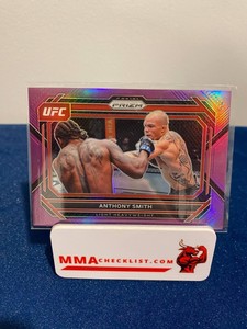 ANTHONY SMITH UFC 2023 PANINI PRIZM PURPLE PRIZM CARD /149