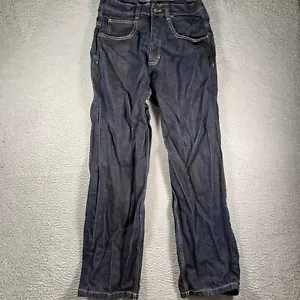 Southpole Denim Selvedge Hose Herren 32 dunkel gewaschen Y2K gerade Beine Baggy Jeans - Bild 1 von 12