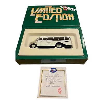 Corgi Limited Edition Bedford OB Coach Bronte Bus 97104 With Certificate 1991 - Image 1 of 4