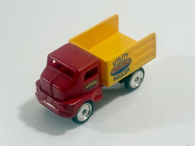 复古 Maisto Tonka 1998 - 实用 Hauler - 红色和黄色自卸车 - 宽松 — 第 1/4 张图片