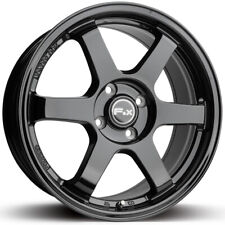 Alloy Wheels 17" Fox PF1 Black Gloss For VW Golf R [Mk7] 13-19