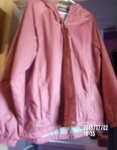 Woolrich Women's Zip Up Windbreaker Light Pink Size LARGE - Picture 1 of 7