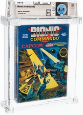 Bionic Commando - WATA 6.5 B+ Sealed [Rev-A, Round SOQ], NES Capcom 1988
