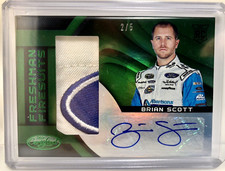 Brian Scott Freshman Firesuits Autograph 2016 Certified Racing #2/5 Ford Logo