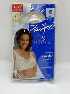 *4693 PLAYTEX 18 STUNDEN SCHULTER KOMFORT SEITEN- UND RÜCKENGLÄTTENDER BH ohne Bügel - Bild 1 von 2