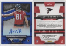 2016 Certified Potential Signatures Mirror Blue /50 Austin Hooper Rookie Auto RC