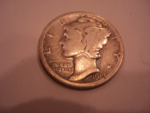 1919-S-MERCURY DIME-F-957 Cover