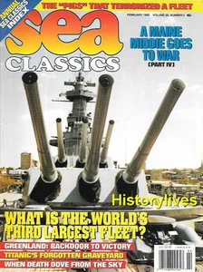 Sea Classics Fe95 Titanic Greenland Manned Torpedoes Okinawa Mexico D-Day Maine - Imagen 1 de 2