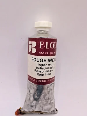 BlockX Indian red artist Oil Paint 35ml, new Vinage (2.25oz) rare - Image 1 of 4