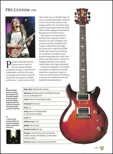 Opeth Mikael Akerfeldt PRS Custom guitar history article with specs + PRS Dragon - Picture 1 of 4